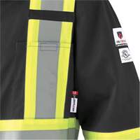 7702BKT FR-Tech&reg; Arc-Rated Coverall, Size 40 (Tall), Black, 10 cal/cm² Toolneeds Inc.