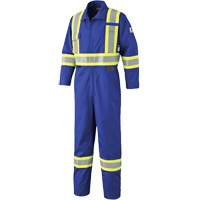 7706 FR-Tech&reg; Flame-Resistant Coverall with Leg Zippers, Size 36, Royal Blue, 9.7 cal/cm² Toolneeds Inc.