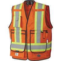 7732 FR-Tech&reg; Flame-Resistant Arc Surveyor's Vest, Small, High Visibility Orange, 9.7 cal/cm² Toolneeds Inc.