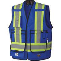 7733 FR-Tech&reg; Flame-Resistant Arc Surveyor's Vest, Small, Royal Blue, 9.7 cal/cm² Toolneeds Inc.