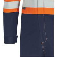 7702BB FR-Tech&reg; 2-Tone Safety Coverall, Size 36, Navy Blue/Orange, 10 cal/cm² Toolneeds Inc.