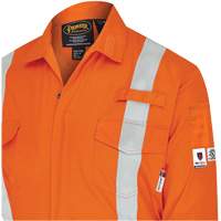 7702BB FR-Tech&reg; 2-Tone Safety Coverall, Size 36, Navy Blue/Orange, 10 cal/cm² Toolneeds Inc.