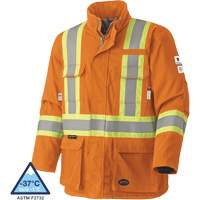 5533 Manteau de s&eacute;curit&eacute; ignifuge, Petit, Orange haute visibilit&eacute;, 58 cal/cm² Toolneeds Inc.