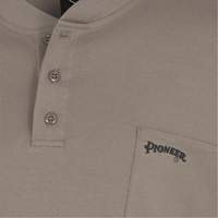 331 Chandail Henley en tricot interlock ignifuge, Petit, Beige Toolneeds Inc.