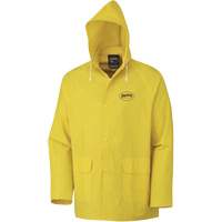 577J Rain Jacket, Polyester/PVC, Small, Yellow Toolneeds Inc.