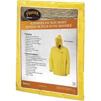 577J Rain Jacket, Polyester/PVC, Small, Yellow Toolneeds Inc.