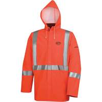 576J Veste de pluie ignifuge haute visibilit&eacute;, Petit, Orange haute visibilit&eacute; Toolneeds Inc.