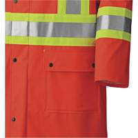5896 Manteau long imperm&eacute;able et ignifuge, Petit, Orange haute visibilit&eacute; Toolneeds Inc.
