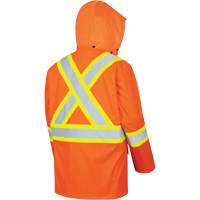 5892PKT Veste de s&eacute;curit&eacute; imperm&eacute;able &agrave; haute visibilit&eacute; ignifuge, T-petit, Orange haute visibilit&eacute; Toolneeds Inc.