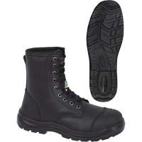 1027 Black 8" Work Boots, Leather, Steel Toe, Size 10 Toolneeds Inc.