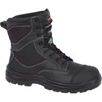 1050 Black Composite Safety Work Boots, Leather, Size 14, Impermeable Toolneeds Inc.