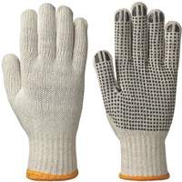 501 Knitted Dotted-Palm Gloves, Poly/Cotton, Small Toolneeds Inc.