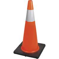 183N Premium Flexible Safety Cone, 28", Orange, 4" Reflective Collar(s) Toolneeds Inc.