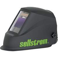 WHM2000 Advantage Plus Series ADF Welding Helmet, 3.94" L x 2.36" W View Area, Black/Green Toolneeds Inc.