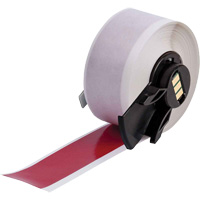 Multi-Purpose Label Tape, Vinyl, Red, 1" Width Toolneeds Inc.