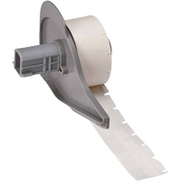 Self-Laminating Wrap-Around Wire & Cable Labels, Vinyl, 0.5" L x 0.75" H, White Toolneeds Inc.