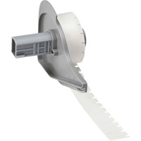 Harsh Environment Multi-Purpose Labels, Polyester, 0.35" L x 0.2" H, Black on Clear Toolneeds Inc.