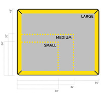 Petit tampon Ultra-Filter, Capacit&eacute; 0,8 gal. US, 2,5' la x 2' lo x 3" h, Paroi en mousse Toolneeds Inc.