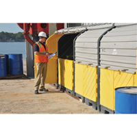 P16 Plus Ultra-Hard Top Spill Pallets sans drain, 250" lo x 79" la x 62" h, Capacit&eacute; de charge 9000 lb Toolneeds Inc.
