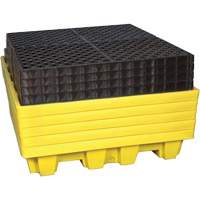 4-Drum Nestable Ultra-Spill Pallet&reg;, 66 US gal. Spill Capacity, 51" x 51" x 10" Toolneeds Inc.