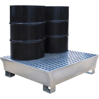 2-Drum Steel Ultra-Spill Pallet&reg;, 68 US gal. Spill Capacity, 47.2" x 31.4" x 17.4" Toolneeds Inc.