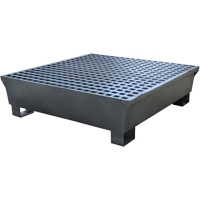 4-Drum Steel Ultra-Spill Pallet&reg;, 68 US gal. Spill Capacity, 49.1" x 47.1" x 10.9" Toolneeds Inc.