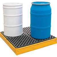 4-Drum Flexible Ultra-Spill Pallet&reg;, 66 US gal. Spill Capacity, 48" x 48" x 7" Toolneeds Inc.