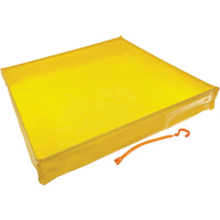 Flexible Ultra-Utility Tray, 30" lo x 30" la x 4,8" h, Cap. de d&eacute;versement 9,5 gal. US Toolneeds Inc.