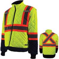 Freezer Jacket, Polyester, High Visibility Orange, Small Toolneeds Inc.