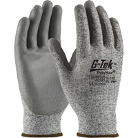 Gants r&eacute;sistants aux coupures G-Tek en tricot sans couture, Taille T-petit, Calibre 13, Rev&ecirc;tement Polyur&eacute;thane, Enveloppe en PolyKor, ASTM ANSI niveau A2/EN 388 niveau B Toolneeds Inc.