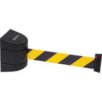 Magnetic Wall Mount Barrier with Magnetic Tape, Plastic, Magnetic Mount, 15', Black and Yellow Tape Toolneeds Inc.