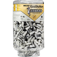 Zebras Disposable Earplugs Refill for EcoStation&reg;  Earplug Dispenser, Bulk - Canister Toolneeds Inc.