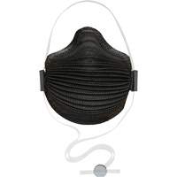 AirWave M Series Black Disposable Masks with SmartStrap&reg; & Nose Flange, N95, NIOSH Certified, Medium/Large Toolneeds Inc.