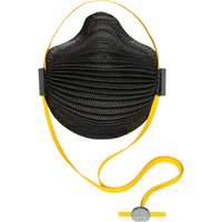 AirWave M Series Black Disposable Masks with SmartStrap&reg; & Full Foam Flange, N95, NIOSH Certified, Medium/Large Toolneeds Inc.