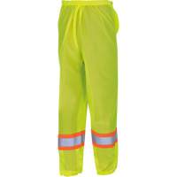 5670 Traffic Safety Pants, Polyester, 2X-Small/X-Small, High Visibility Lime-Yellow Toolneeds Inc.