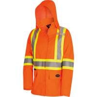 5626W The Rock Women's 300D  Quilted Safety Parka, Polyester/Polyurethane, High Visibility Orange, X-Small Toolneeds Inc.