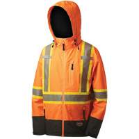 5220 Softshell Waterproof Premium  Safety Jacket, Polyester, High Visibility Orange, 2X-Large Toolneeds Inc.