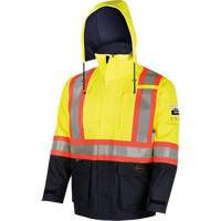4485 Defender&reg; FR/Arc/Antistatic Trilaminate Safety Jacket, Small, Black/High Visibility Yellow, 11 cal/cm² Toolneeds Inc.