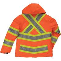 Manteau de s&eacute;curit&eacute; isolant et extensible pour femmes, Polyester, Orange haute visibilit&eacute;, Moyen Toolneeds Inc.