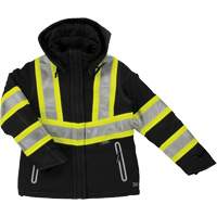 Manteau de s&eacute;curit&eacute; isolant et extensible pour femmes, Polyester, Noir, T-petit Toolneeds Inc.
