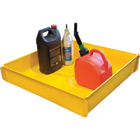 Flexible Utility Tray, 12" L x 12" W x 2 US gal. Spill Capacity Toolneeds Inc.