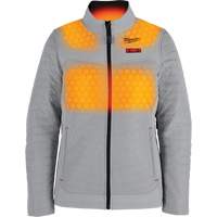 Manteau chauffant M12 Axis avec pile, Femmes, Petit, Gris Toolneeds Inc.