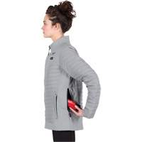 Manteau chauffant M12 Axis avec pile, Femmes, Petit, Gris Toolneeds Inc.
