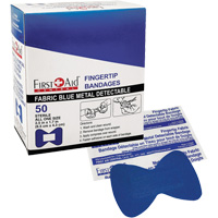 Bandages, Fingertip, Fabric Metal Detectable, Non-Sterile Toolneeds Inc.