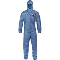 Hooded Coveralls, Large, Blue, MicroMax&reg; VP Toolneeds Inc.