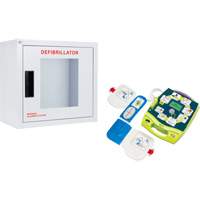AED Plus&reg; Defibrillator & Wall Cabinet Kit, Semi-Automatic, English, Class 4 Toolneeds Inc.