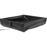 Berme de confinement des d&eacute;versements repliable &agrave; rouler, Capacit&eacute; 15 gal. US, 2' la x 2' lo x 6" h Toolneeds Inc.
