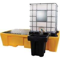 Double IBC Spill Pallet, 317 US gal. Spill Capacity, 89" x 57" x 23" Toolneeds Inc.