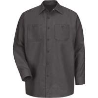 Chemise industrielle de travail &agrave; manches longues, Hommes, Moyen, Charbon Toolneeds Inc.