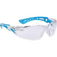 RUSH+ Safety Glasses, Clear Lens, Anti-Fog/Anti-Scratch, ANSI Z87+/Meets/Exceeds CSA Z94.3 Toolneeds Inc.